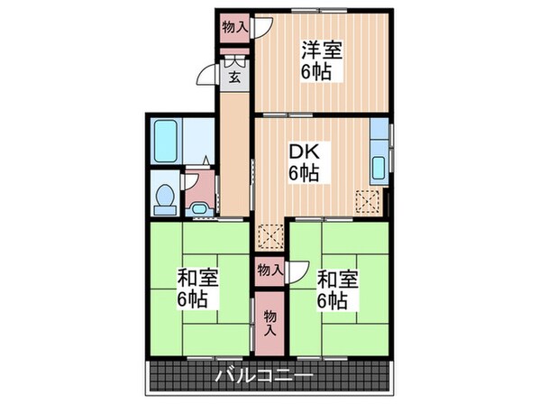 メゾン岡田の物件間取画像